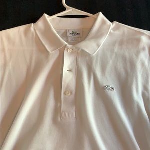 Lacoste White polo shirt